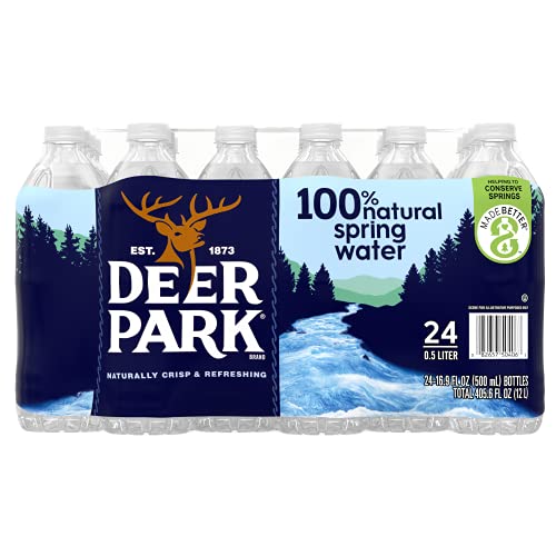 Deer Park Natural Spring Water, 16.9 oz Plastic Bottles Case of 24