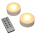 CANDLE CHOICE Set of 2 Remote Controlled Plastic LED/Flameless/Battery-Operated Pumpkin Lights (Small, 3
