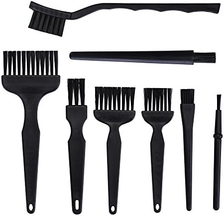 8pcs ESD Safe Anti Static Brush Set Detailing Cleaning Tool for Mobile Phone Tablet PCB BGA Repair Work