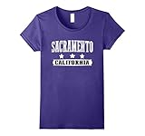 Womens Sacramento California State Capital Souviner T-Shirt XL Purple