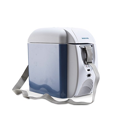 Click Here to See More Images Car Refrigerator Jadeking@ 7L Blue Refrigeration, Cold And Warm Car Dual-use Portable Easy To Bring 220V AC / 12V DC