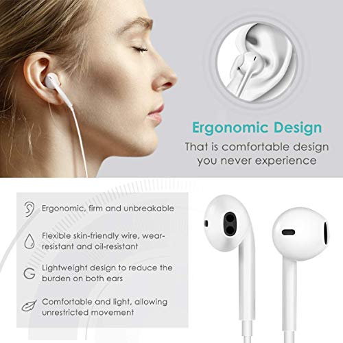 Wireless Headphones, Bluetooth Headphones, Bluetooth 4.1 Earbuds Sport Stereo Headset, Noise Cancelling Sweat Proof Earphones,CVC Noise Cancellation,Workout Headset with Built-in Mic and Carry Pouch - Thumbnail 4