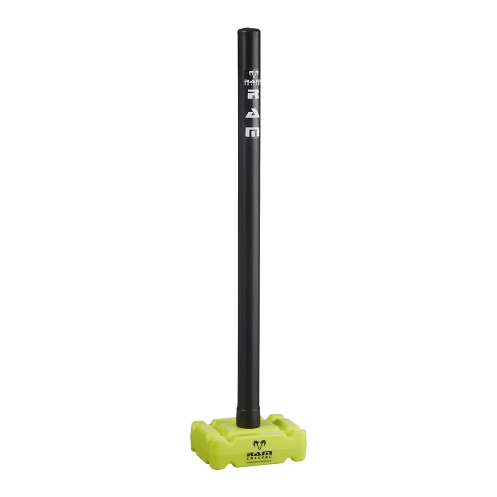 Ram Cricket Crazy Cricket Bowlers Stump - Durable Plastic Construction with Unparalleled stability base – 71 cm Tall – Suitable for Cricket Training, Cricket Matches, Garden, Beach, or Park