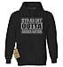 Expression Tees Hoodie Raider Skull Straight Outta Las Vegas Adult X-Large Black