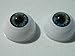 26mm Pair of Realistic Life Size Acrylic Half Round Hollow Back Eyes for Halloween Props, Masks, Dolls or Bears FL02