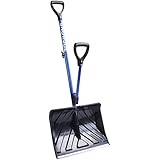 Snow Joe SHOVELUTION SJ-SHLV01 18-IN Strain-Reducing Snow Shovel w/ Spring Assisted Handle
