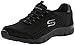 Skechers Sport Women's Rock Around Fashion Sneaker,Black Shimmer,8.5 M US