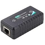 UHPPOTE 1 Port 10/100M PoE Extender IEEE802.3af for Ethernet Security Systems IP Camera