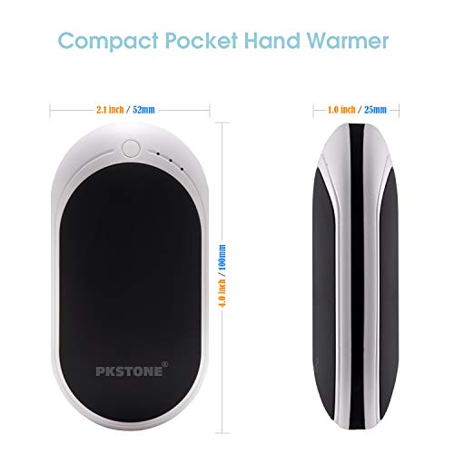 PKSTONE Hand Warmer Rechargeable, 5200mAh Electric Portable Hand Warmer