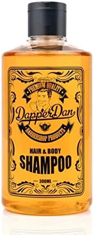 Dapper Dan Hair & Body Shampoo 300ml, single pack, white( ), 300 ml (Pack of 1)