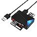 SABRENT USB 3.0 Super Speed 4 Slot Memory Card Reader for Windows, Mac and Linux - Supports SD, SDHC, SDXC, MMC/MicroSD, T-Flash/MS, MS PRO Duo/CF, and More (CR-BMC3)