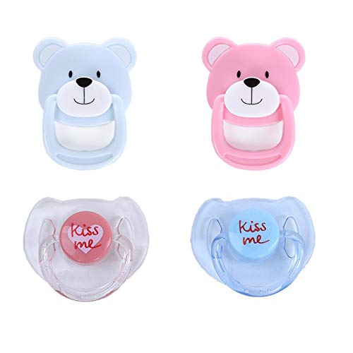 Zero Pam Realistic Reborn Pacifier 4PCS Magnetic Newborn Dummy