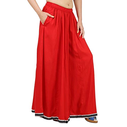 wide leg skirt pants