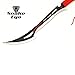 Snake Eye Tactical Zombie Slayer Fantasy Sword w/Nylon Sheath Machete Outdoors Camping (Red)