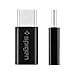 Spigen CAMC2 USB Type C Adapter 2 Pack with 56K Resistor USB-C Standard for Galaxy Note 8 / S8 / S8 Plus / S7 Edge/Pixel/LG/HTC & More - Black
