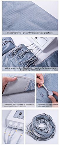TTLIFE Digital Far-Infrared (FIR) Heat Sauna Slimming Suits with Weight Loss, Inflatable Wave Massage, Postpartum Repair Health Care - Thumbnail 3