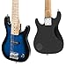 Best Choice Products 30in Kids 6-String Electric Guitar Beginner Starter Kit w/ 5W Amplifier, Strap, Case, Strings, Picks - Blue