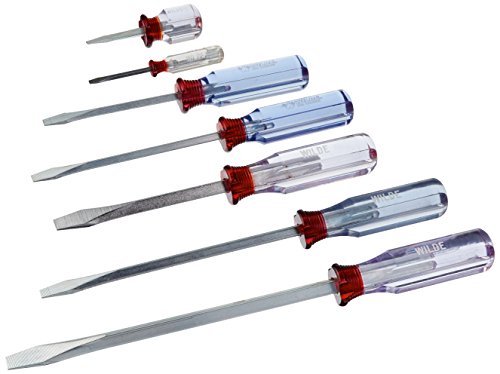 Wilde Tool SW 9 Sloted Screwdriver Set, 7-Piece