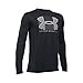 Under Armour Boys Breakthrough Logo Long Sleeve Tee, Black, Youth X-Large