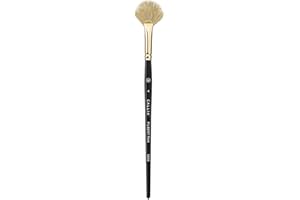 Callia Mixed Media Artist Paint Brush Bristle Filbert Fan