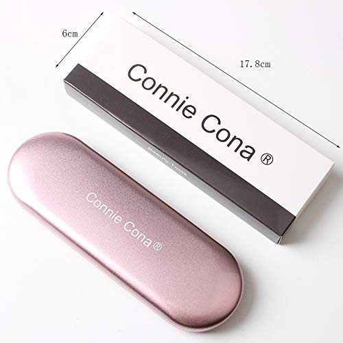 Connie Cona Foot Callus Shaver Remover for Feet Professional Wood Handle with 10Pcs Replacement Refill Blades (Pink Tin Case and Color Box Pack) - Thumbnail 4