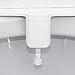 ZHR Bidet - Self Cleaning Nozzle - Handheld Bidet Sprayer - Fresh Water Bidet Toilet Attachment (White and chrome)