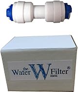 The Water Filter Men 1/4" Equal Straight Pushfit Connector Fridge RO Tubing view 2