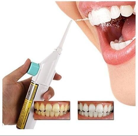 Portable Power Dental Water Floss - 8th team Water Jet Cordless Portable Air Technology Dental Oral Irrigator or Air Floss Water Pick for Teeth Cleaning