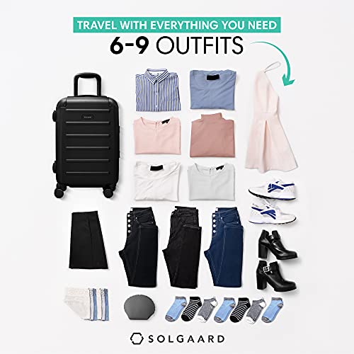Solgaard Carry On Expandable Suitcase Hardshell Lightweight Travel