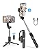Selfie Stick Tripod, BlitzWolf Mini Extendable Selfie Stick Bluetooth with Anti-Shaking Stabilizer and Automatic Balance, One-Axis Gimbal for iPhone 11 Pro/XS Max/XS/XR/X/8/7/6, Galaxy S10/S9, Android