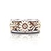 Meolin Sunflower Ring Chrysanthemum Ring Wedding Ring Statement Stackable Band Ring Eternity Cocktail Band (Size/6/7/8/9/10),Rose gold,Size 10