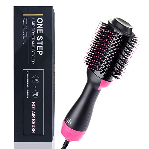 Aispark Hair Dryer and Volumizer, 3 in 1 Hot Air Styling Brush Within Negative Ionic Technology to Smooth Hair Frizz and Reduce Static (The Best Hair Volumizer)