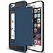 iPhone 6s Case, Anuck iPhone 6 Wallet case [Anti Scratch][Heavy Duty][Card Pocket] Hard Shell Dual Layer Hybrid Rubber Bumper Protective Card Case Cover for Apple iPhone 6 iPhone 6s 4.7