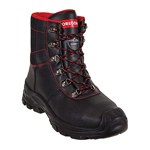 Oregon Sarawak Klasse 1 Kettensägen-Schutzstiefel aus Leder, Größe 42