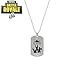 Brand New Stainless Steel Fortnite Logo Necklace