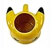 JUST FUNKY 16 OZ Pokemon OFFICIAL Pikachu Face Molded Yellow Ceramic Coffee Mug, Novelty GIFT for Pokemon fans