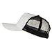 e4Hats.com New Big Size Trucker Mesh Cap - White Black OSFM