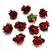 FLOWER Artificial silk Rose Head Scrapbooking Ball For Wedding Decoration 30pieces 4cm (red)