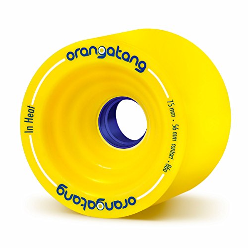 Orangatang in Heat 75 mm 86a Downhill Longboard Skateboard C