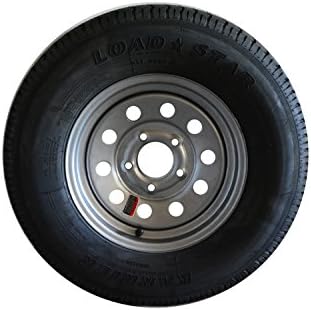 - Spare Tow Dolly Tire 5 Lug Trailer Wheel 13" Wheel ST185/80R13 Loan Star Karrier D.O.T. Approved