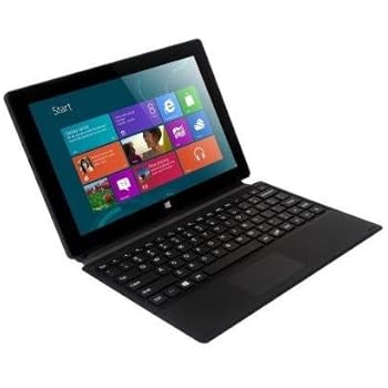 2016 RCA Cambio 10.1" 2-in-1 Tablet PC with Detachable Keyboard and Windows 10 (Black)
