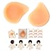 MaxTara 1 Piece Silicone Breast Forms Women Mastectomy Prosthesis A B C D Cup AS