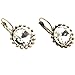 White Crystal Venus Flytrap Earrings