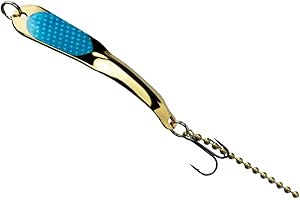 IRON DECOY Steely Fishing Lure Spoon, Casting, Trolling, Jigging, Ice, Lake, River, Stream, Freshwater, Trout, Bass, Walleye, Salmon, Crappie, Pike