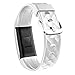 Fitness Tracker Bloranda Smart Wristband Bracelet IP67 Waterproof Wireless Bluetooth Activity Heart Rate Sleep Monitor Pedometer Sport Watch for Android and IOS (White)
