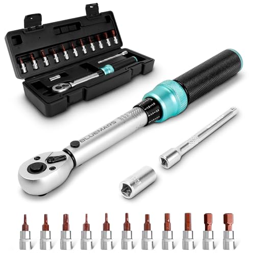BLUEMARS Bicycle Motorcycle 1/4 Inch Torque Wrench Set 1-25 Nm… at Amazon