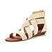 DREAM PAIRS Women's Elastica8 Summer Fashion Design Ankle Low Wedges Sandals