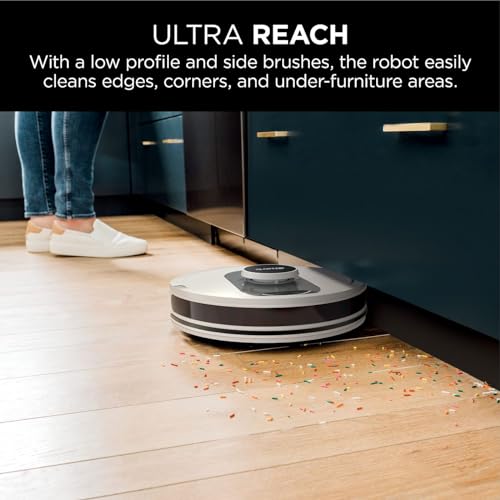Shark AI Ultra Voice Control Robot Vacuum with Matrix Clean Navigation, Home Mapping, 60-Day Capacity, XL Self-Empty Base for Homes with Pets, Carpet & Hard Floors - Image 10