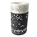 MOEUP 4pcs Washi Masking Tape set (Silver)