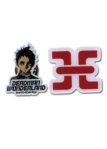 Deadman Wonderland Ganta & Prison Metal Pins